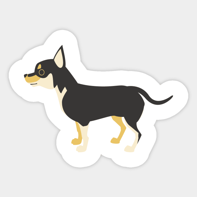 Chihuahua Sticker by kawaii_shop